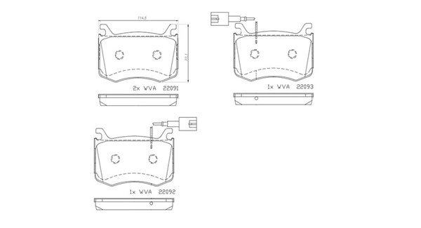 Brake Pad Set, disc brake