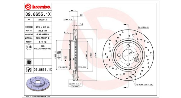 Brake Disc (360406017402)