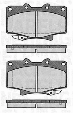 Brake Pad Set, disc brake (363916060635)