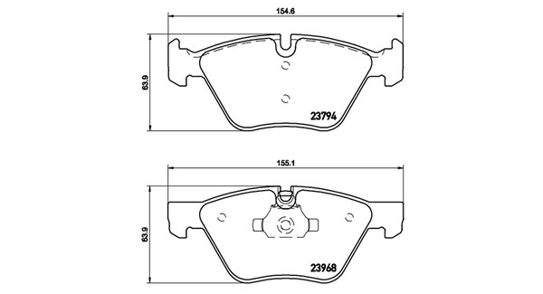 Brake Pad Set, disc brake (363700506036)