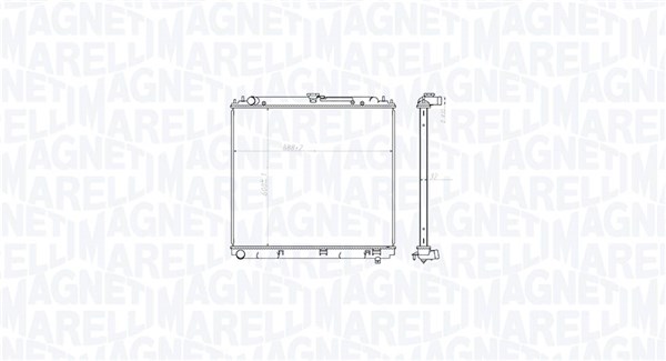 Radiator, engine cooling (350213212800)