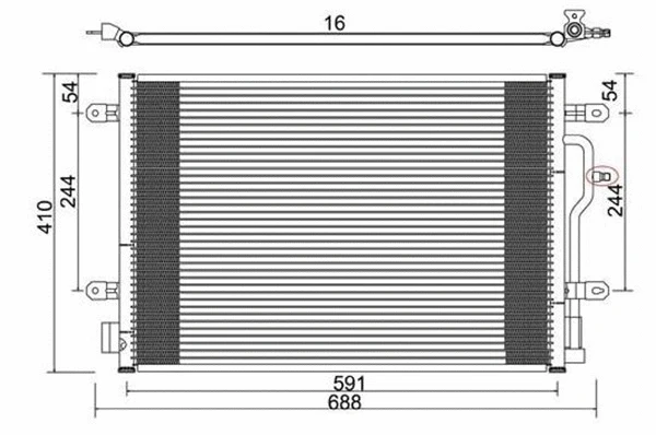 Condenser, air conditioning (359003220100)