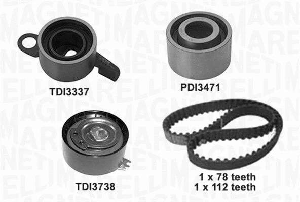 Timing Belt Kit (341305960000)