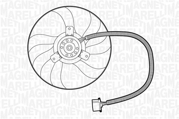 Fan, engine cooling (069422266010)
