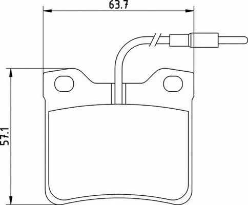 Brake Pad Set, disc brake (363700201125)