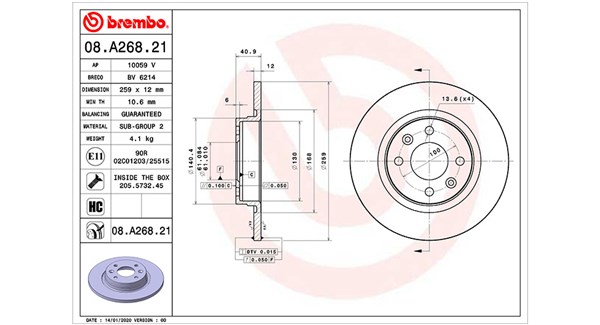 Brake Disc (360406164101)
