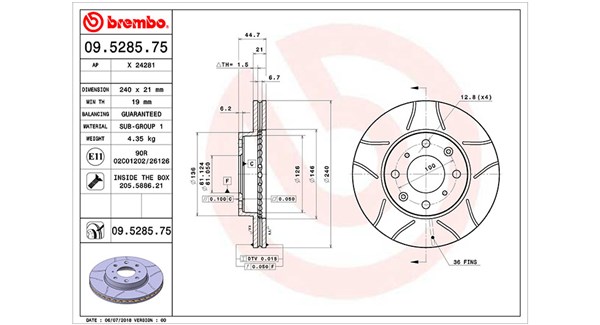 Brake Disc (360406027505)