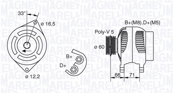 Alternator (063321606010)