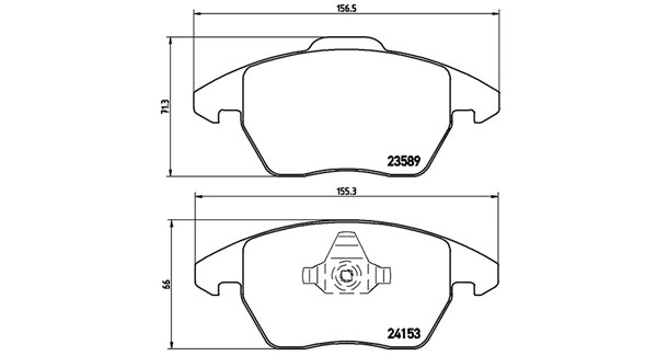 Brake Pad Set, disc brake (363700561076)