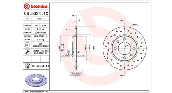 Brake Disc (360406018302)