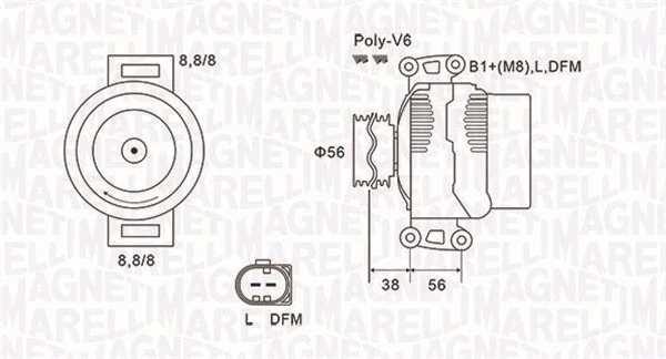 Alternator (063731811010)