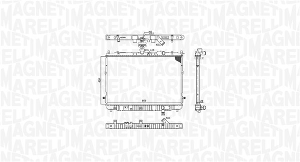 Radiator, engine cooling