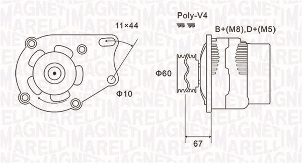 Alternator (063731153010)