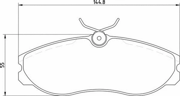 Brake Pad Set, disc brake (363710203037)