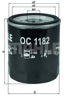Oil Filter (154705990190)
