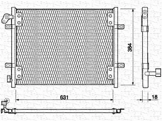 Condenser, air conditioning (350203139000)