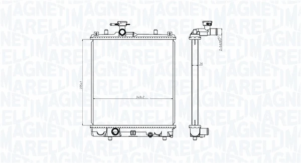 Radiator, engine cooling