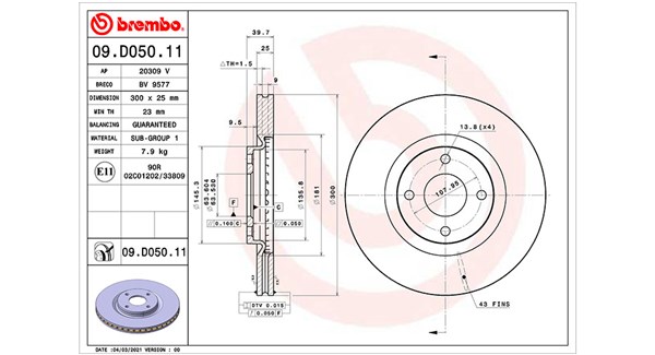 Brake Disc (360406177101)