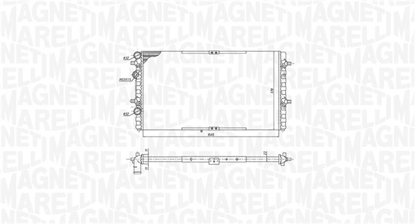 Radiator, engine cooling