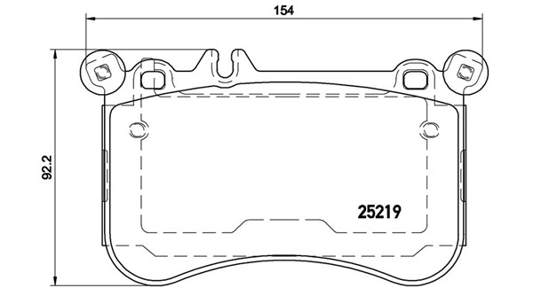 Brake Pad Set, disc brake (363700450098)