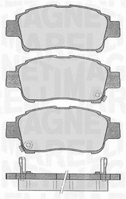 Brake Pad Set, disc brake (363916060533)
