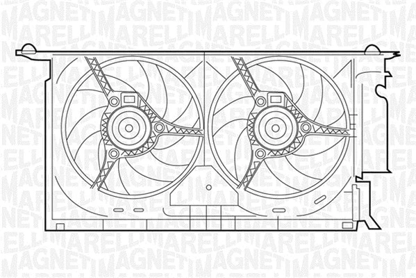 Fan, engine cooling (069422286010)