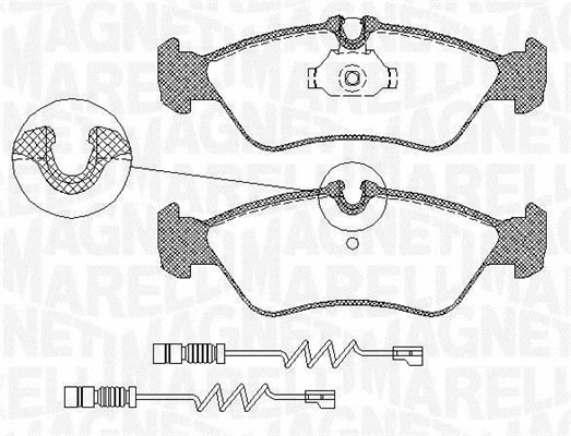 Brake Pad Set, disc brake (363916060323)
