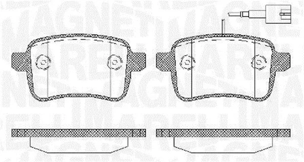 Brake Pad Set, disc brake (363916060129)