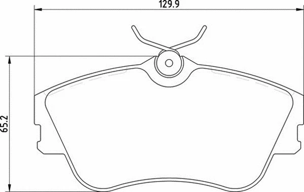 Brake Pad Set, disc brake (363700205140)