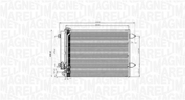 Condenser, air conditioning (350203919000)