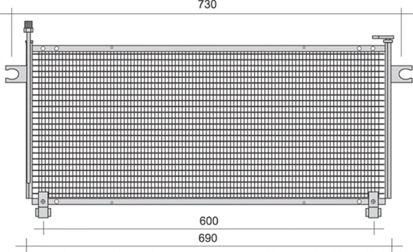 Condenser, air conditioning (350203400000)