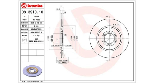 Brake Disc (360406009700)