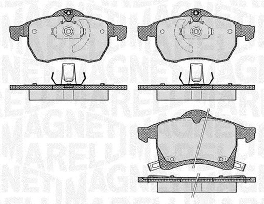 Brake Pad Set, disc brake (363916060523)
