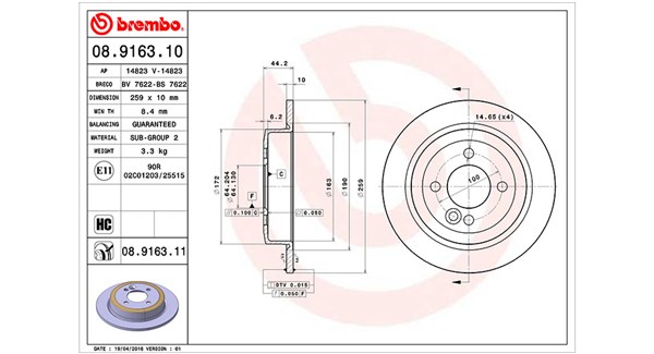 Brake Disc (360406002800)