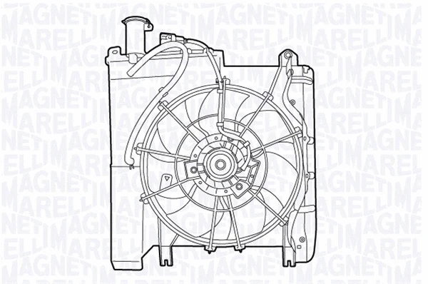 Fan, engine cooling (069422543010)