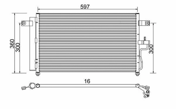 Condenser, air conditioning (359003220860)