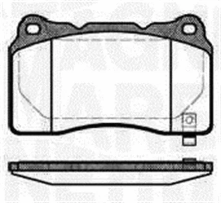 Brake Pad Set, disc brake (363916060502)