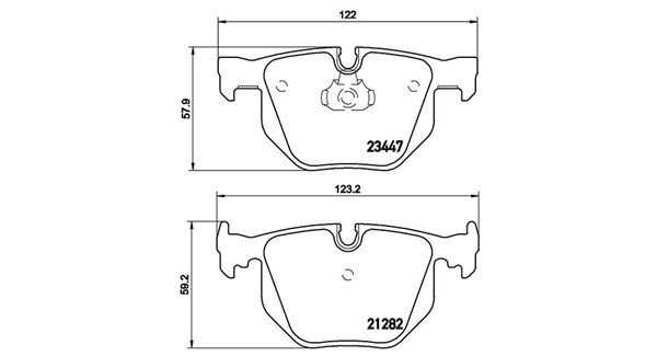 Brake Pad Set, disc brake (363700406029)