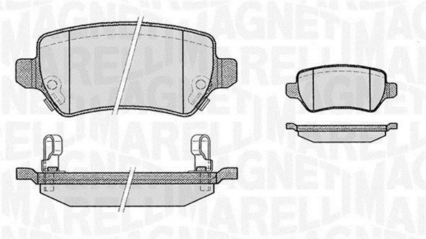 Brake Pad Set, disc brake (363916060356)