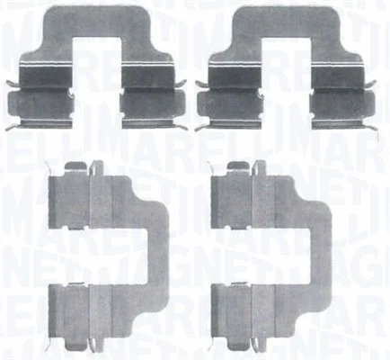 Accessory Kit, disc brake pad (363915110082)