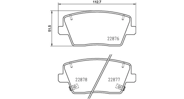 Brake Pad Set, disc brake (363700430112)