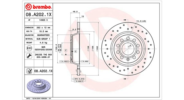 Brake Disc (360406060802)