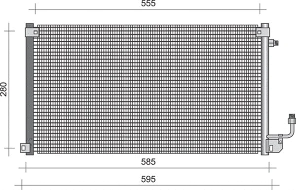 Condenser, air conditioning (350203287000)