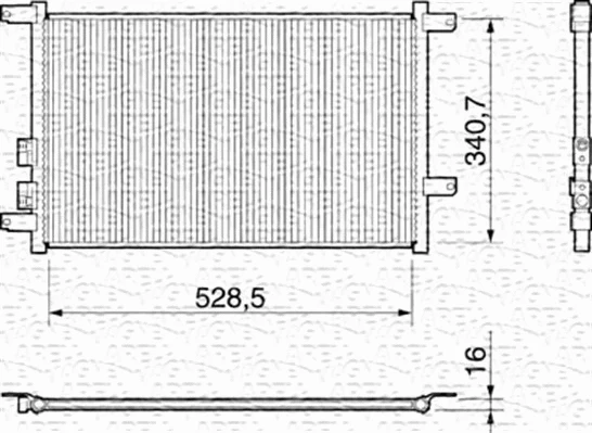 Condenser, air conditioning (350203156000)