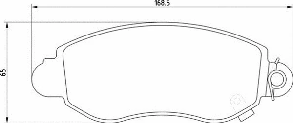 Brake Pad Set, disc brake (363710209098)