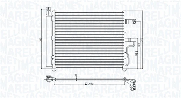 Condenser, air conditioning (350203954000)