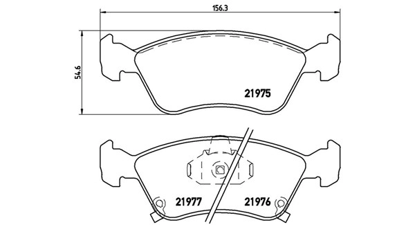 Brake Pad Set, disc brake (363700483041)