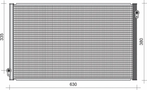 Condenser, air conditioning (350203490000)