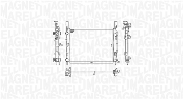 Radiator, engine cooling