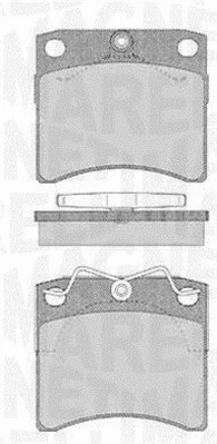 Brake Pad Set, disc brake (363916060415)
